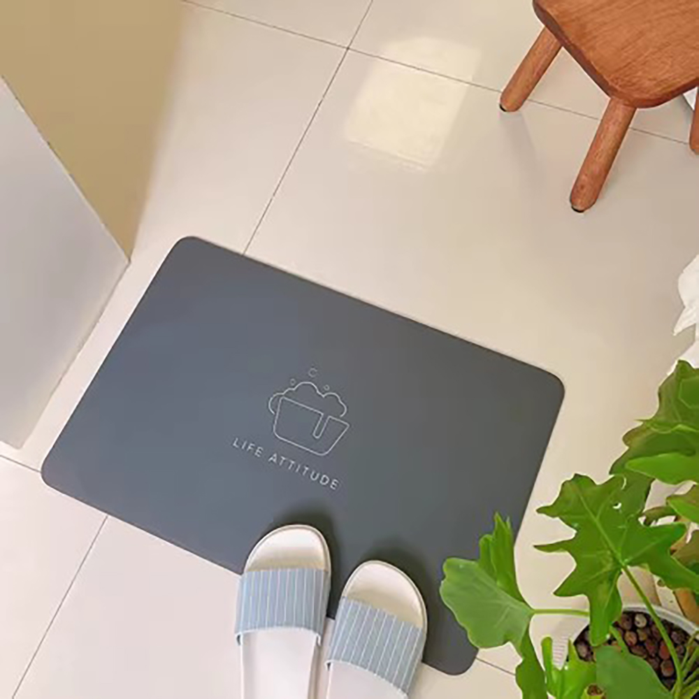 Home One Bathroom - Anti Slip Bathroom Entrance Doormat Diatomite