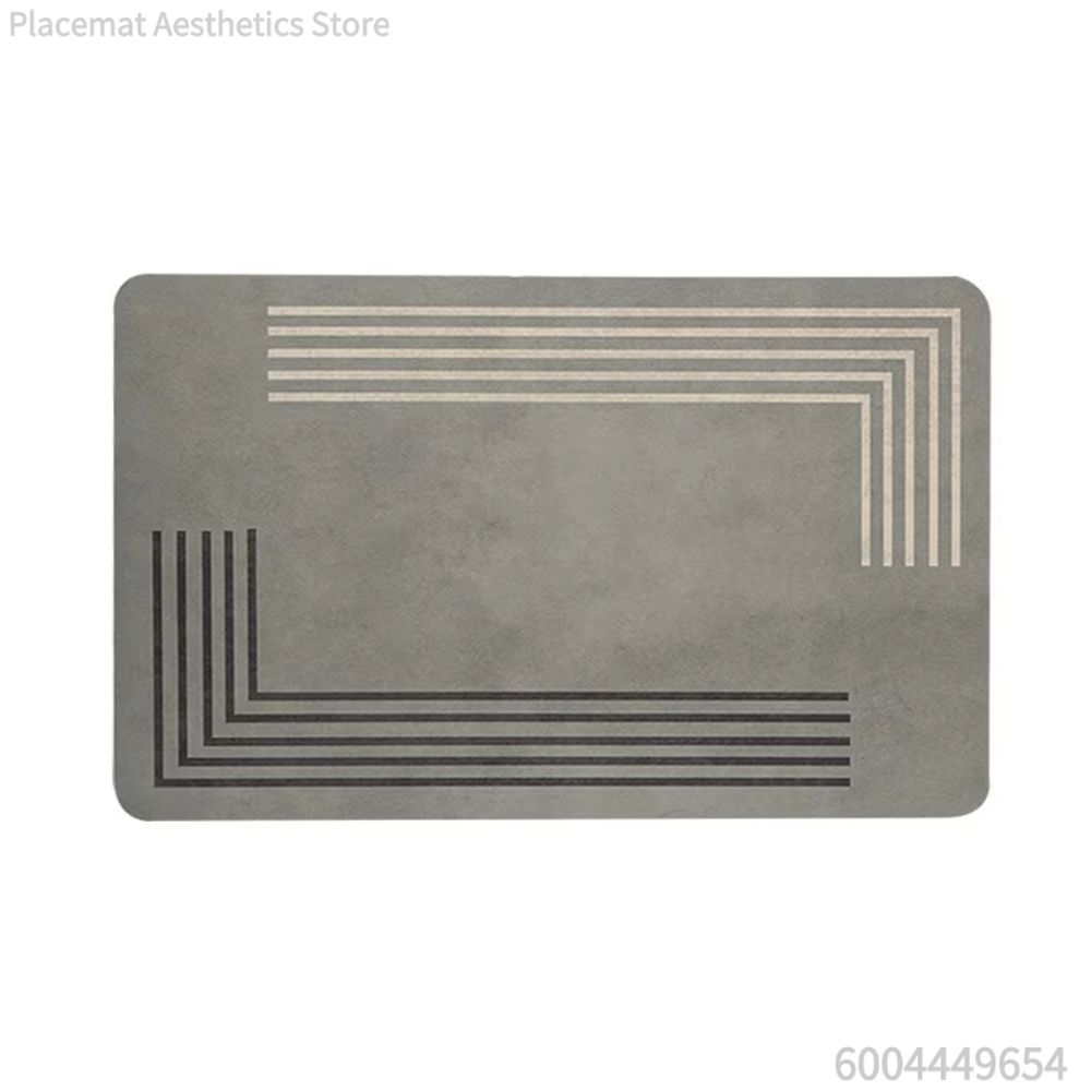 Home Bathroom Rugs - VIKAMA Bathroom Water-Absorbing Carpet Bathroom Anti-Slip