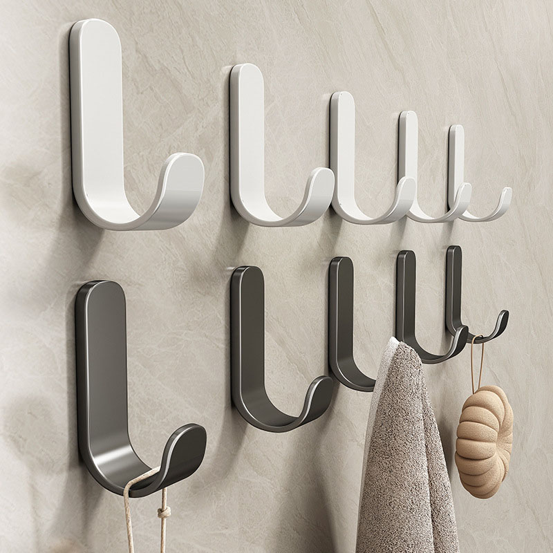 Home Bathroom Door - Self Adhesive Strong Wall Hooks Towel