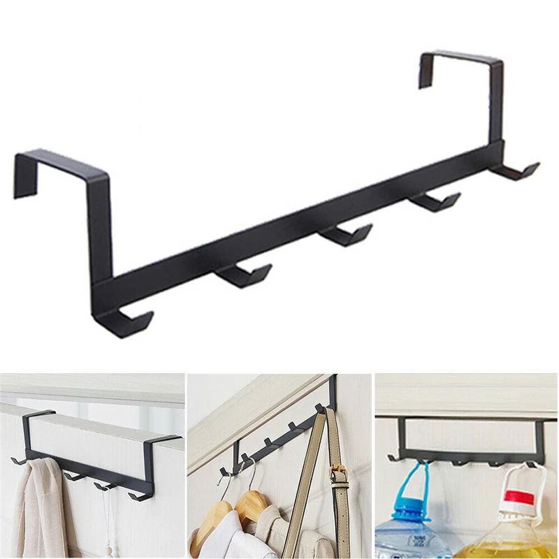 Hooks Over The Door 5 Hooks Ho - огляд і ціна Home Bathroom Essentials