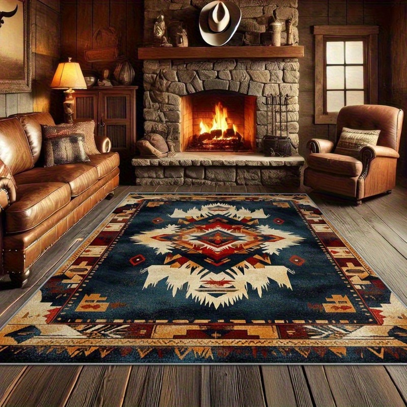 Southwestern Carpet, Aztec Tri - огляд і ціна Home Toilet Bathroom Design