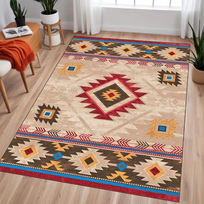 Southwestern Carpet, Aztec Tri - огляд і ціна Home Toilet Bathroom Design