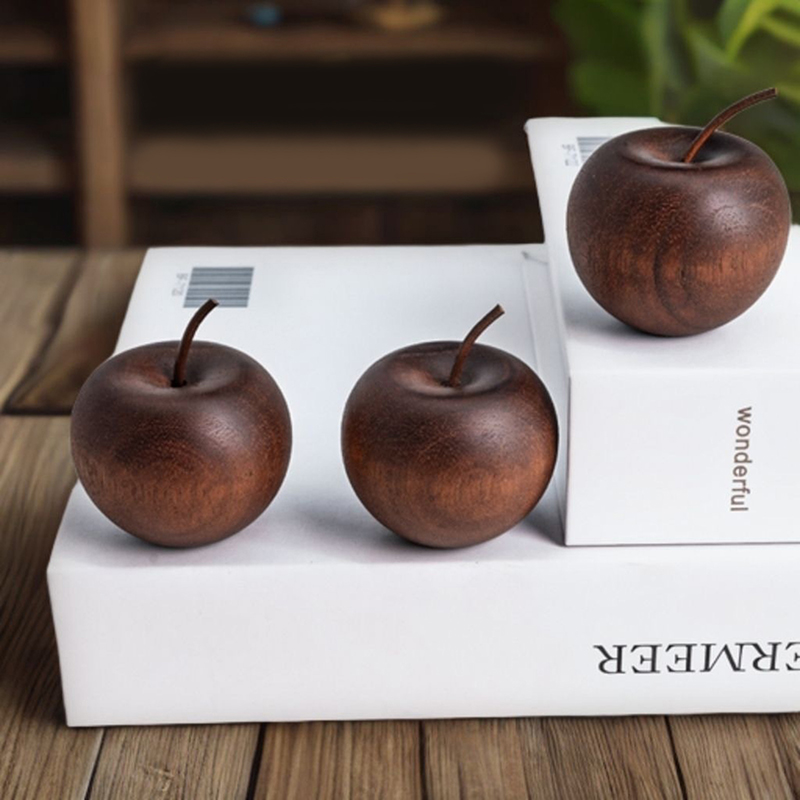 1PCS Of Wooden Apple Shaped Es - огляд і ціна Home Bathroom Essentials