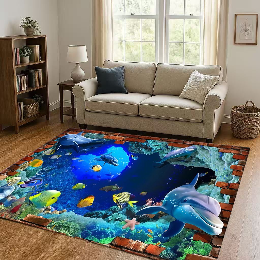 New 3D Illusion Underwater Wor - огляд і ціна Home Bathroom Break