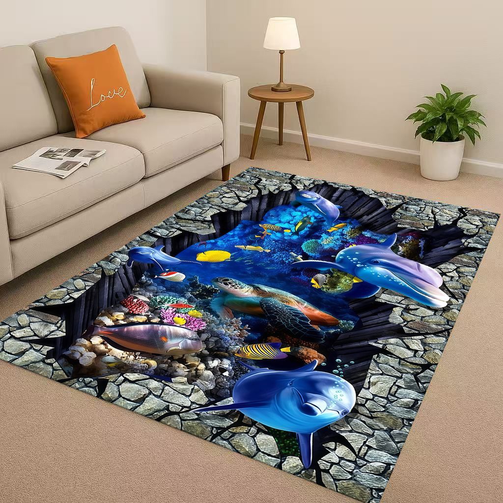 New 3D Illusion Underwater Wor - огляд і ціна Home Bathroom Break