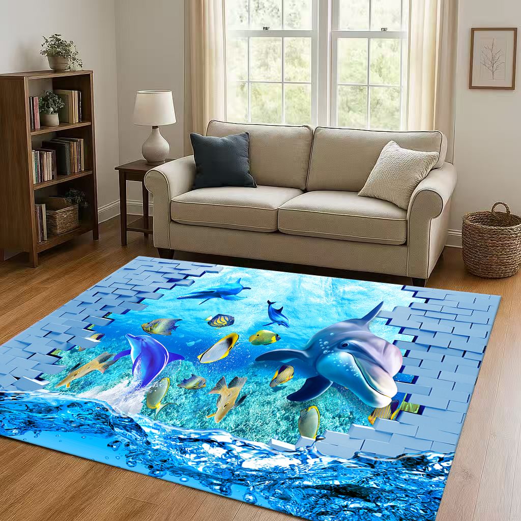 New 3D Illusion Underwater Wor - огляд і ціна Home Bathroom Break