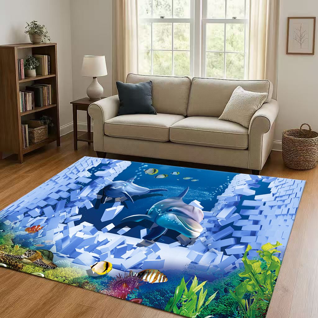 New 3D Illusion Underwater Wor - огляд і ціна Home Bathroom Break