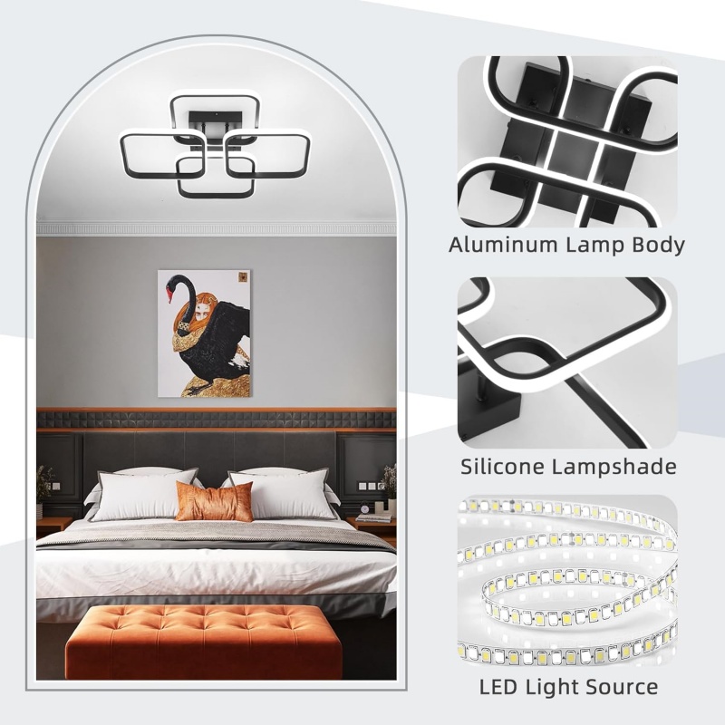 LED Chandelier Three Colors Ce - огляд і ціна Home Bathroom Colors