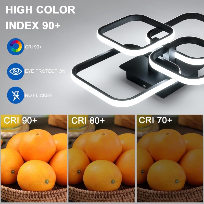 LED Chandelier Three Colors Ce - огляд і ціна Home Bathroom Colors
