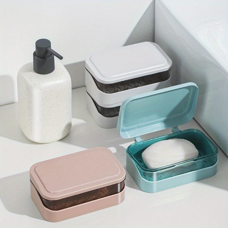 Bathroom Soap Dish With Lid Ho - огляд і ціна Home Bathroom Essentials