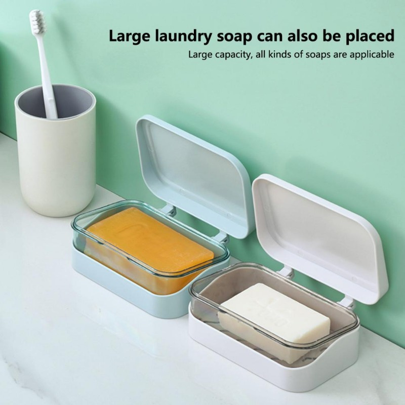 Bathroom Soap Dish With Lid Ho - огляд і ціна Home Bathroom Essentials