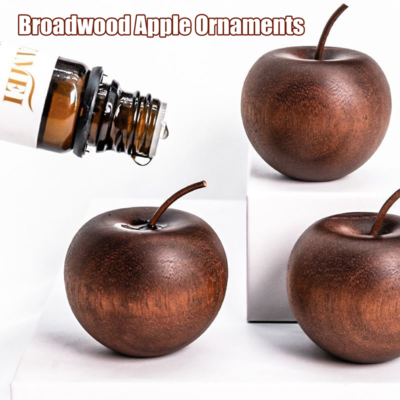 1/3 Set Of Wooden Apple Shaped - огляд і ціна Home Bathroom Essentials