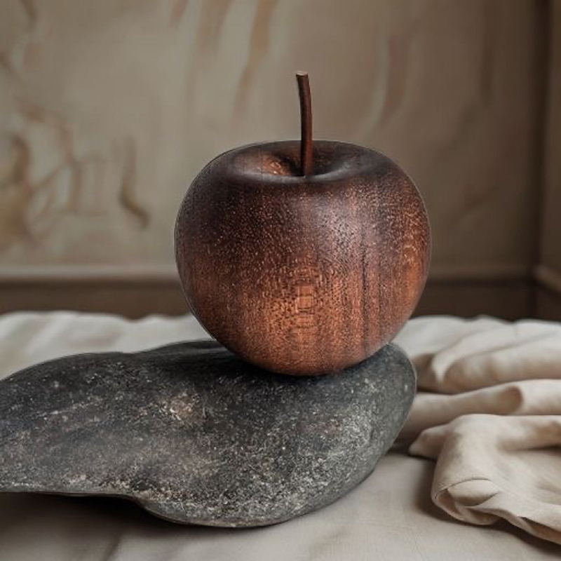 1/3 Set Of Wooden Apple Shaped - огляд і ціна Home Bathroom Essentials