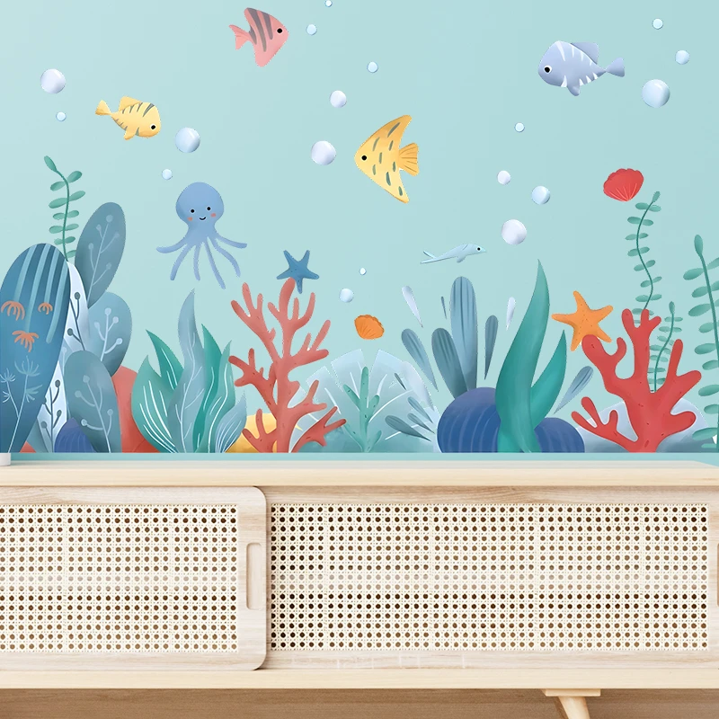 Colorful Sealifes Fishes Bubbl - огляд і ціна Home Bathroom Colors