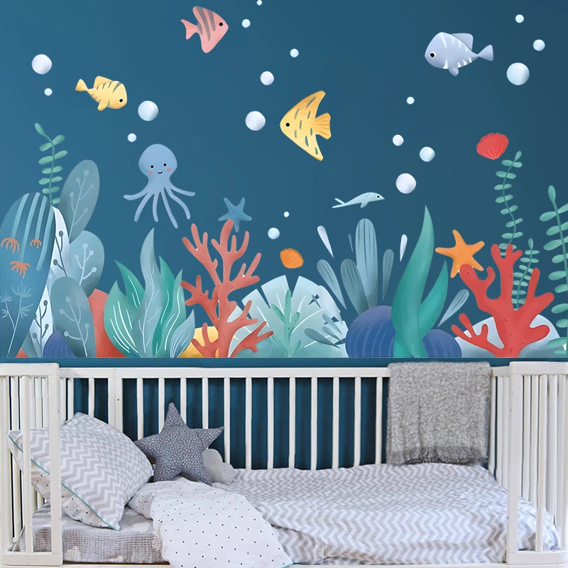 Colorful Sealifes Fishes Bubbl - огляд і ціна Home Bathroom Colors