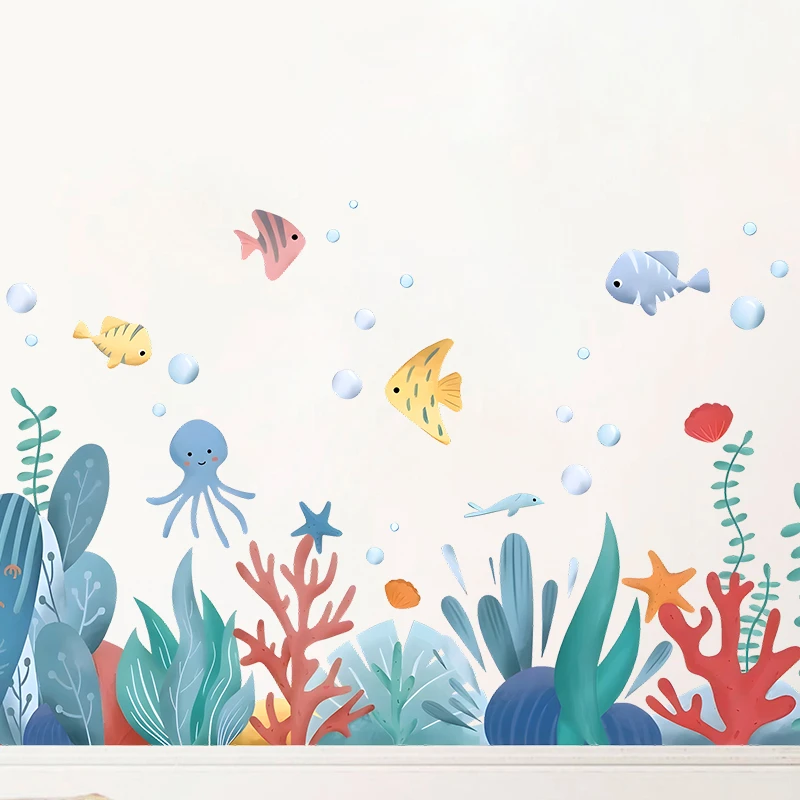 Colorful Sealifes Fishes Bubbl - огляд і ціна Home Bathroom Colors