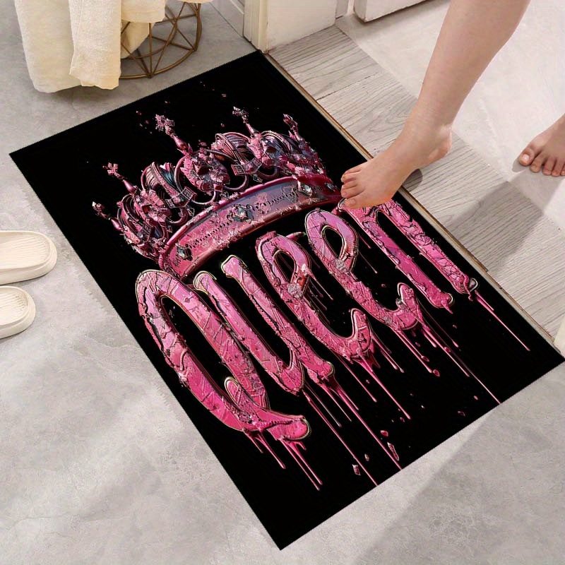 Queen Fashion Print Non-Slip D - огляд і ціна Home Toilet Bathroom Design