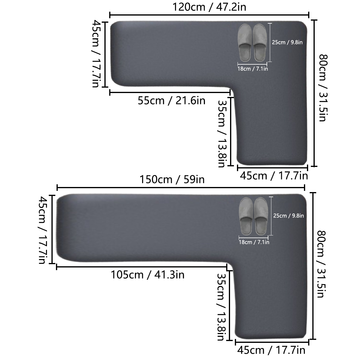 Simple thickened corner floor  - огляд і ціна Home Bathroom Rugs