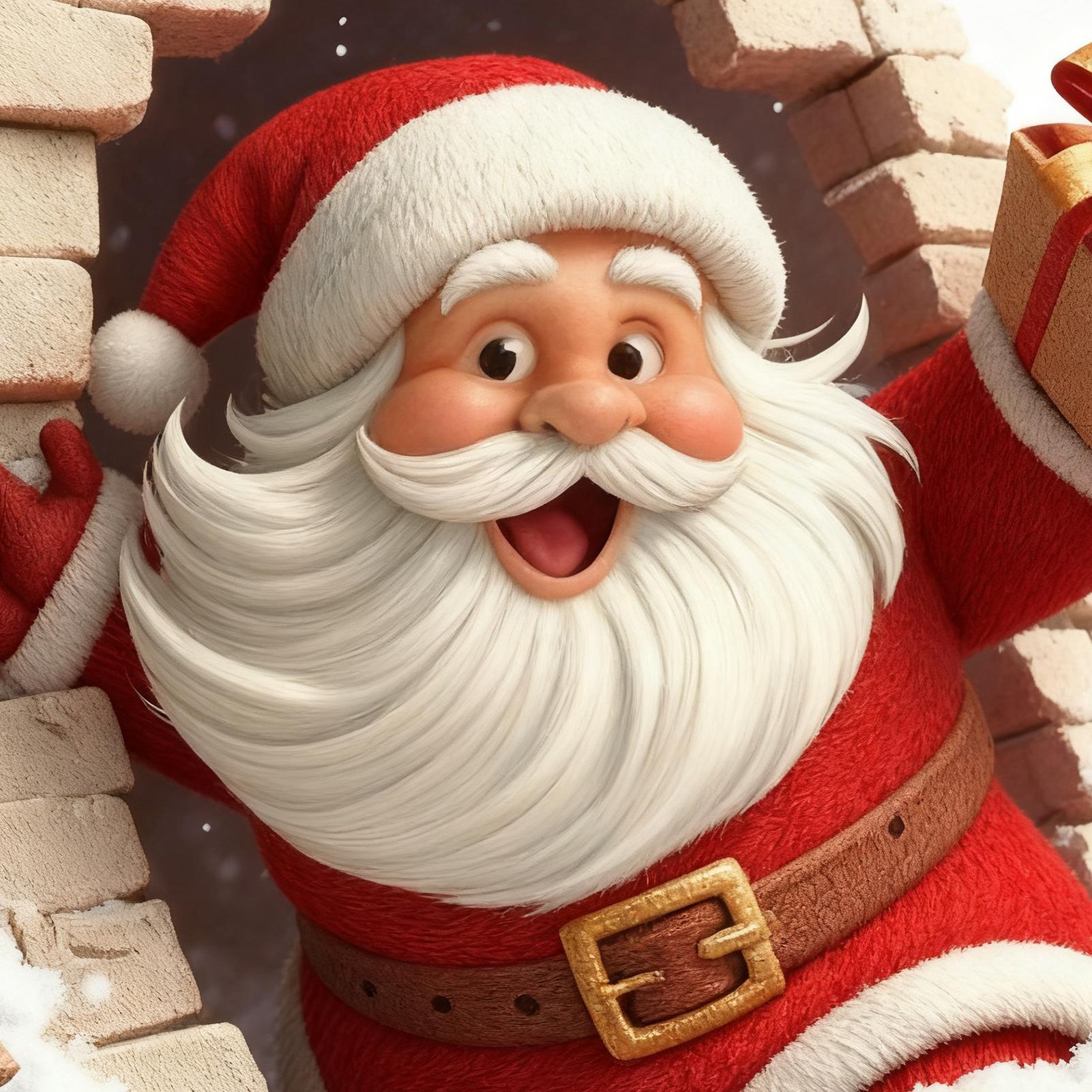 Santa Wall Decal Christmas Sti - огляд і ціна Home Bathroom Break