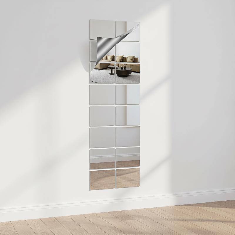 4Pcs Self-adhesive Acrylic Mir - огляд і ціна Home Bathroom Break