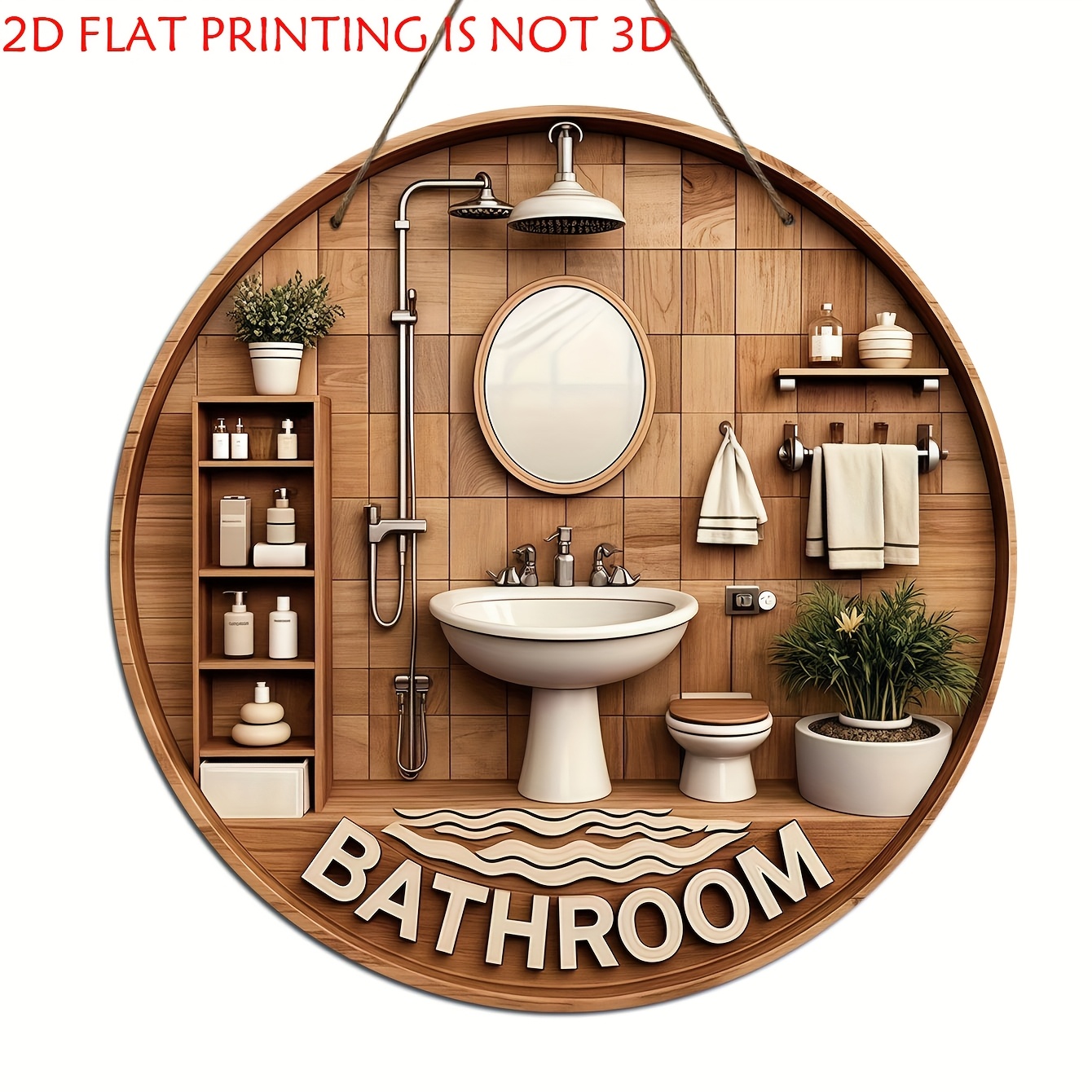 One 2D flat circular bathroom  - огляд і ціна Home One Bathroom