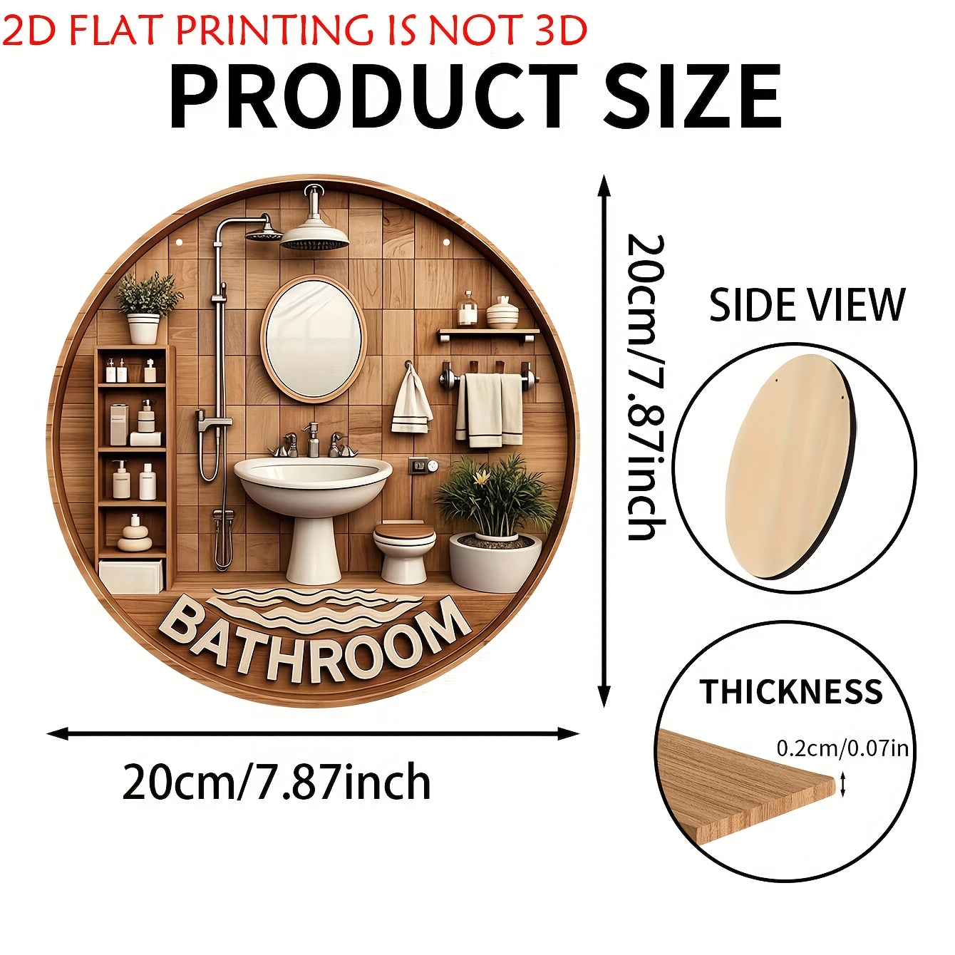 One 2D flat circular bathroom  - огляд і ціна Home One Bathroom