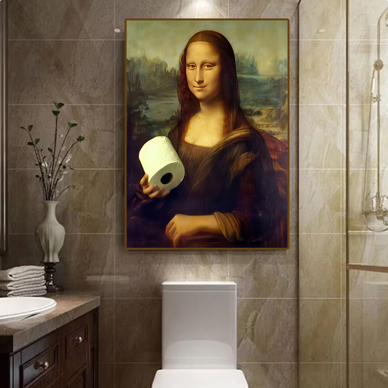 1pc Funny Abstract Bathroom To - огляд і ціна Home Toilet Bathroom Design