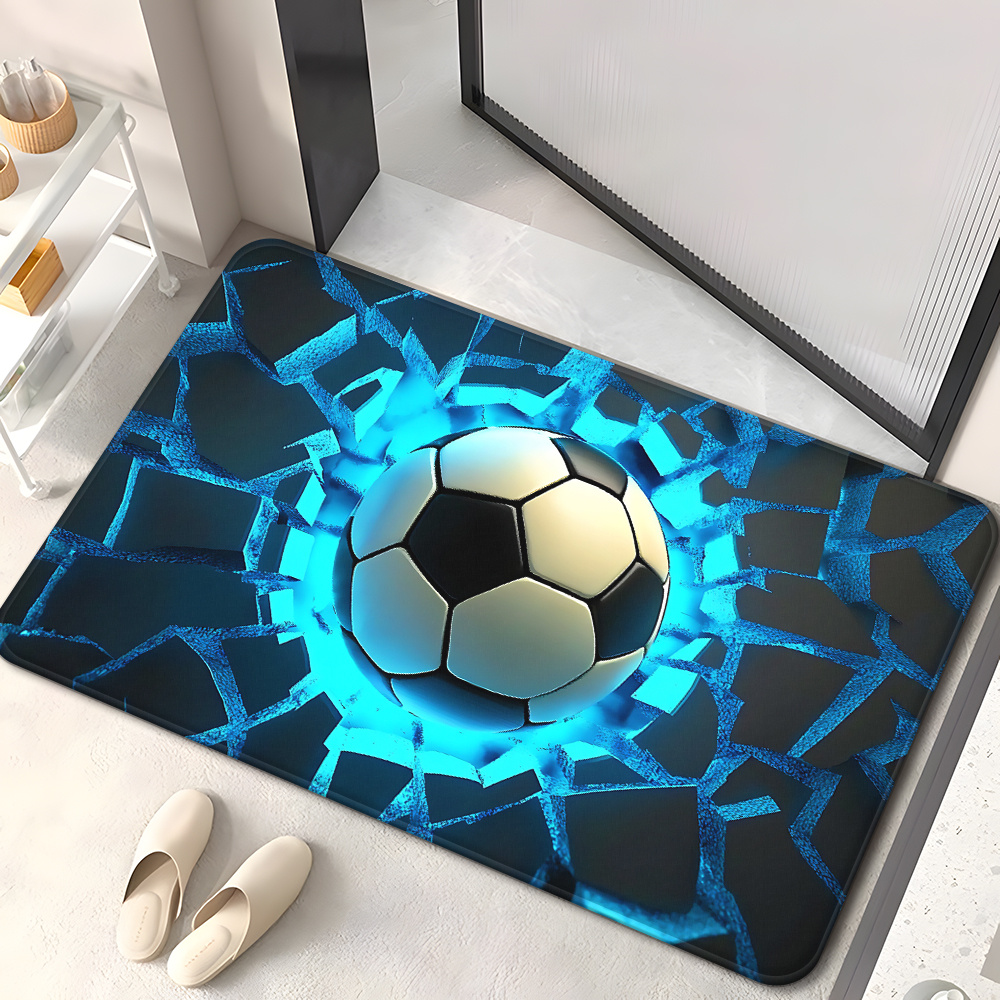 Soccer Ball Breaking Wall Flan - огляд і ціна Home Bathroom Break