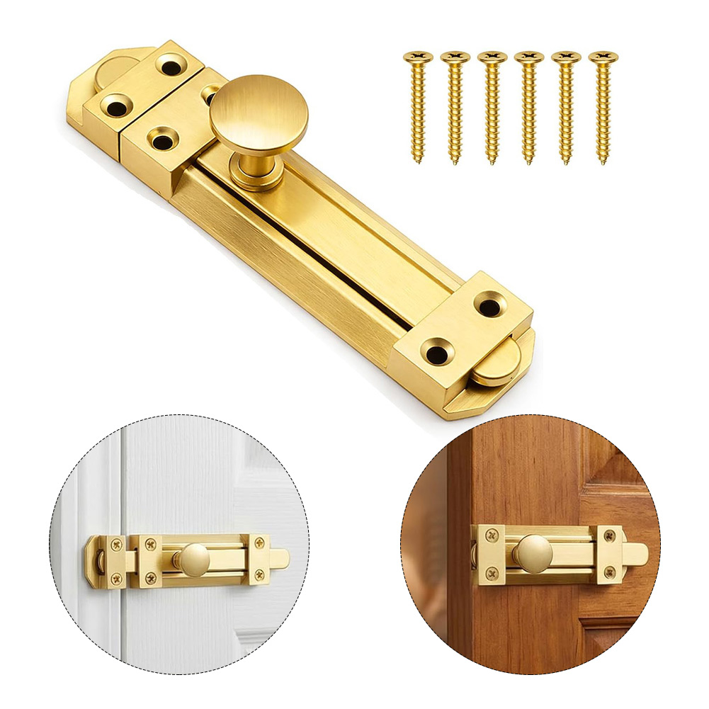 5 Inch Solid Brass Sliding Doo - огляд і ціна Home Bathroom Door