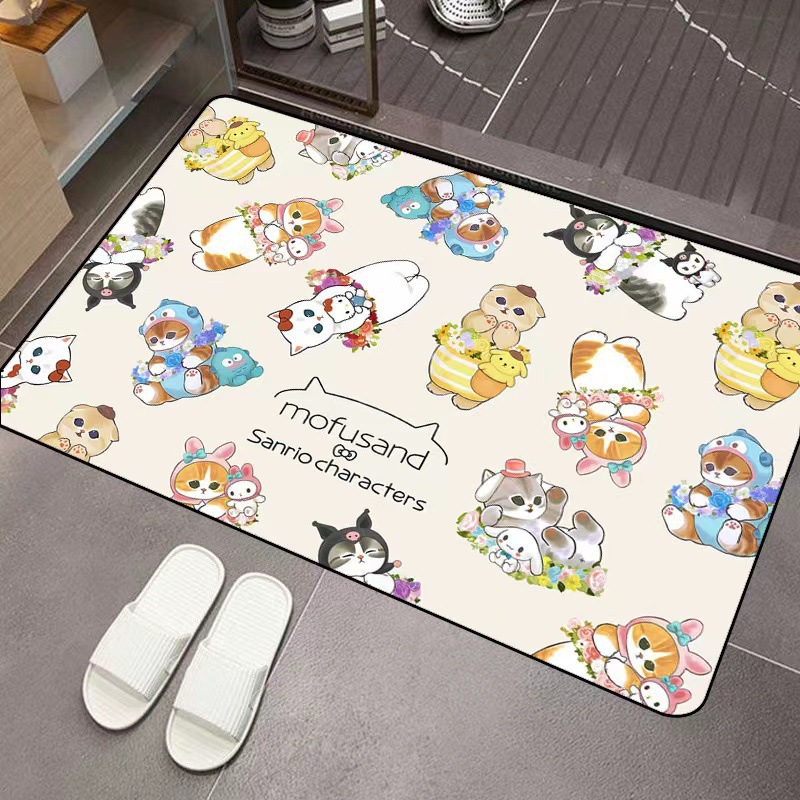 Mofusand Cartoon Diatom Mud Ab - огляд і ціна Home Bathroom Door