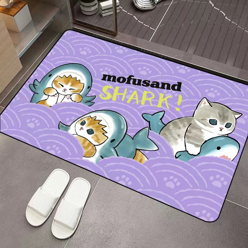 Mofusand Cartoon Diatom Mud Ab - огляд і ціна Home Bathroom Door