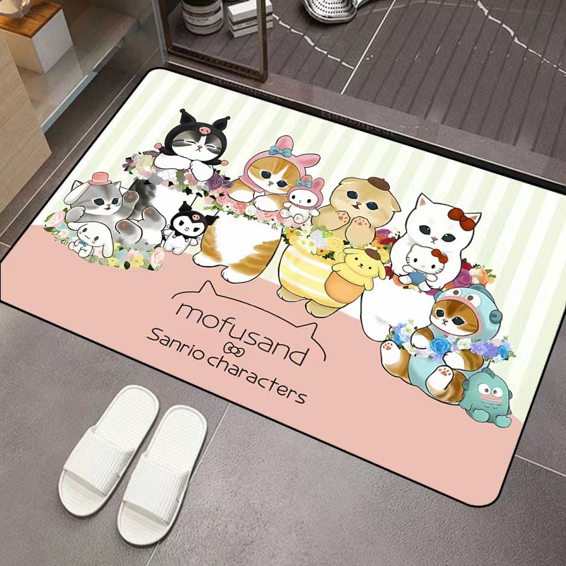 Mofusand Cartoon Diatom Mud Ab - огляд і ціна Home Bathroom Door