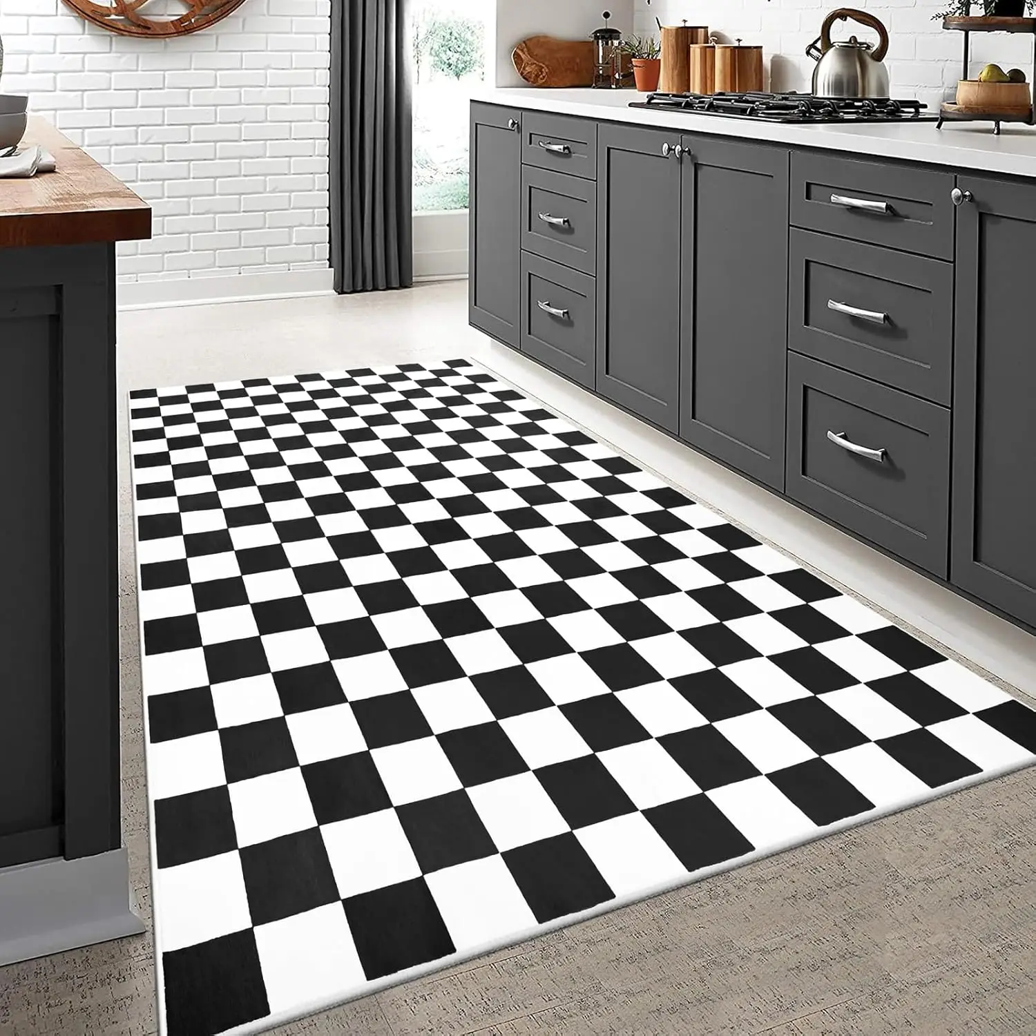 Checkerboard Pattern Carpet Va - огляд і ціна Home Toilet Bathroom Design