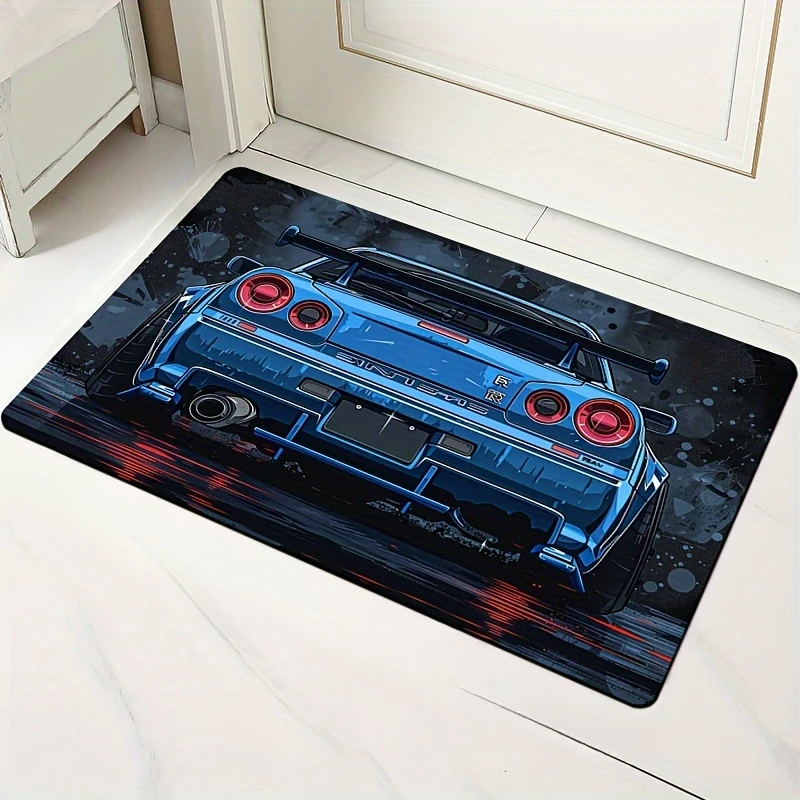 Cool Sports Car Design Doormat - огляд і ціна Home Toilet Bathroom Design