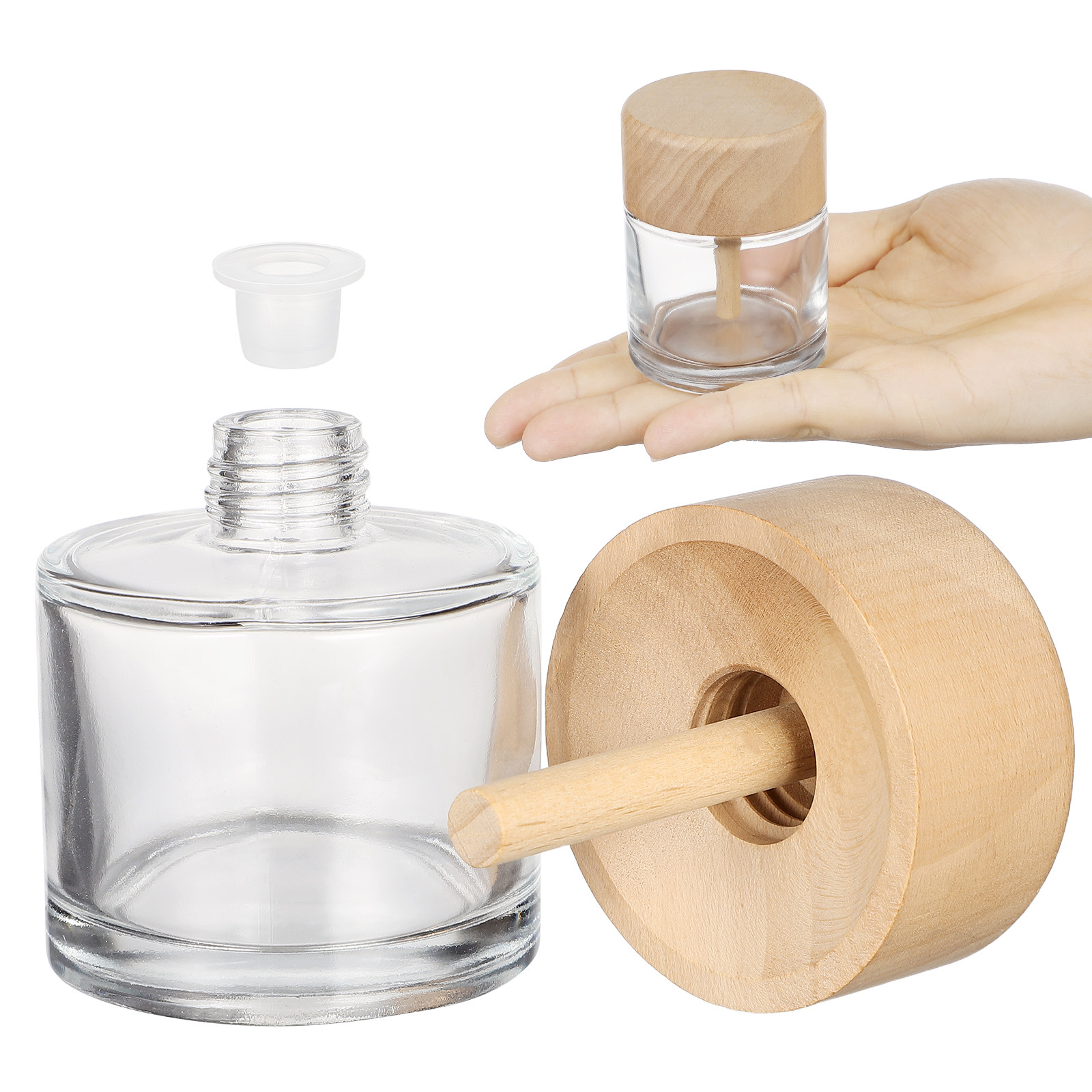 2pcs Glass Diffuser Bottles 50 - огляд і ціна Home Bathroom Essentials