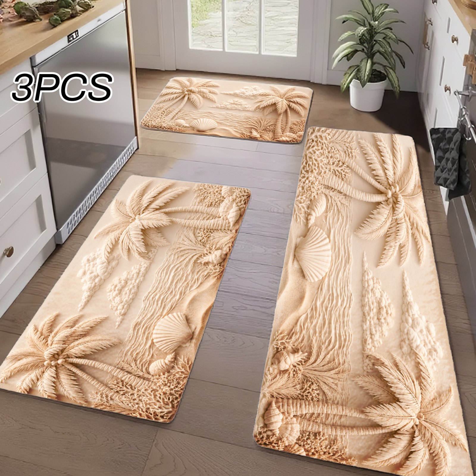3PCS Kitchen Rugs,Home Decorat - огляд і ціна Home Bathroom Colors