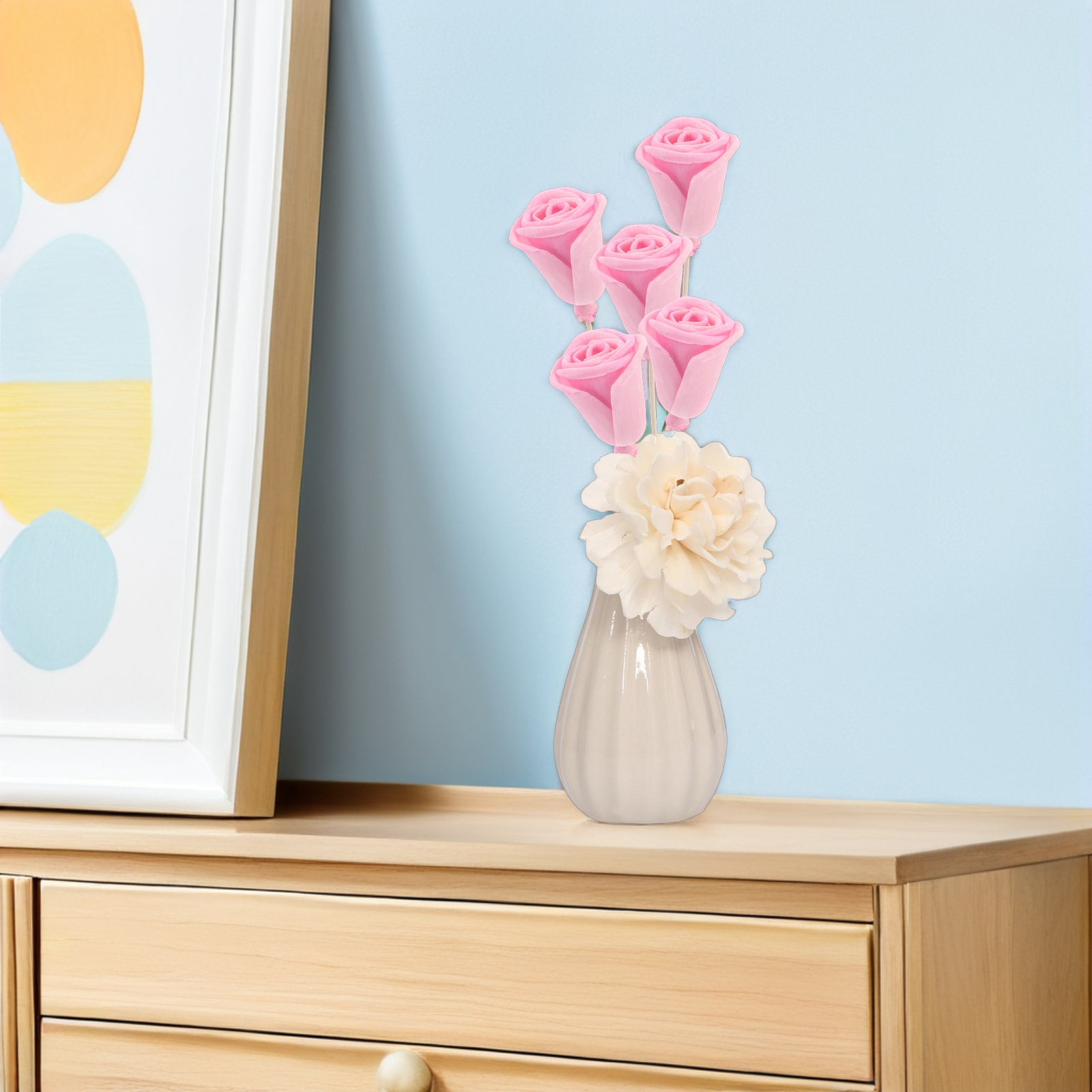 5Pcs Reed Diffuser Sticks Rose - огляд і ціна Home Bathroom Essentials