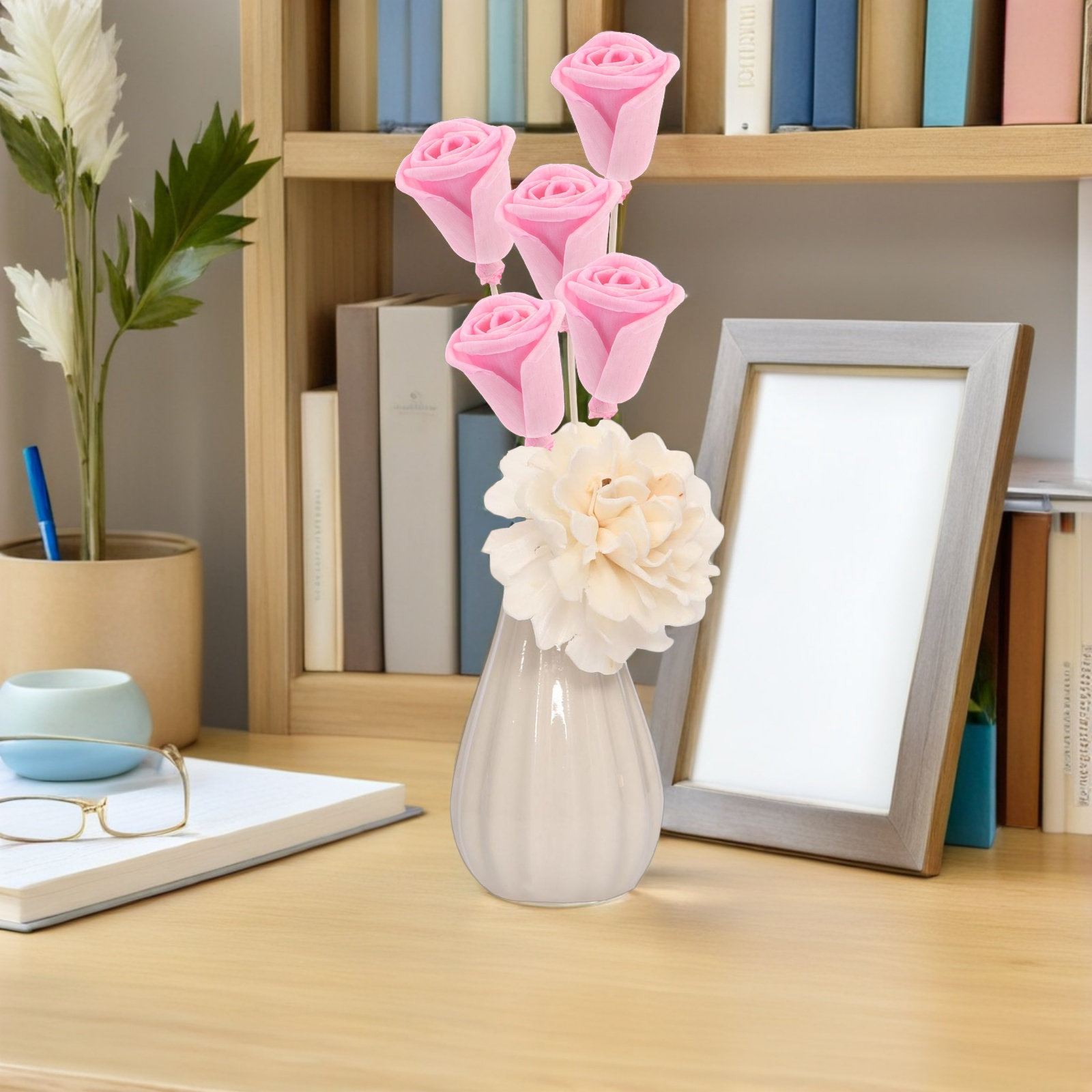 5Pcs Reed Diffuser Sticks Rose - огляд і ціна Home Bathroom Essentials