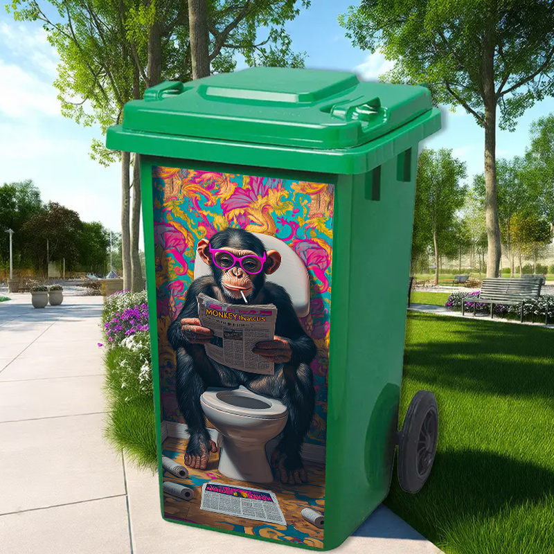 1 Funny Tarsier Trash Can Stic - огляд і ціна Home Toilet Bathroom Design