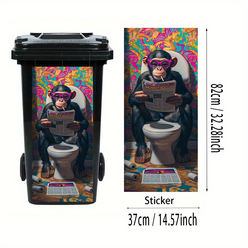 1 Funny Tarsier Trash Can Stic - огляд і ціна Home Toilet Bathroom Design
