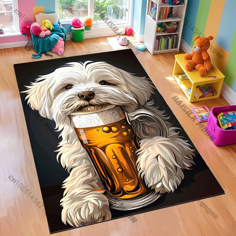 Dog-Themed Decorative Carpet D - огляд і ціна Home Toilet Bathroom Design