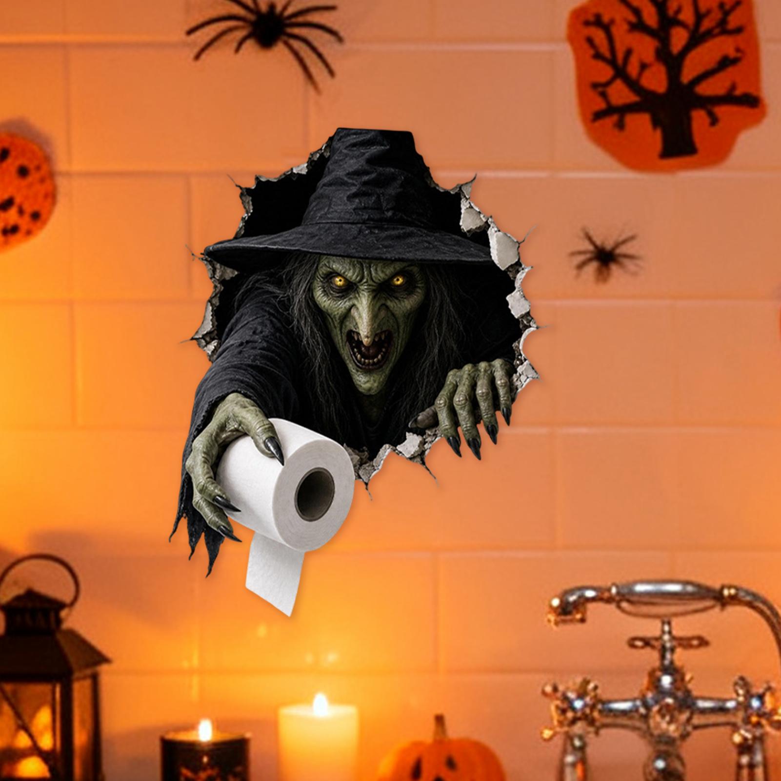 Halloween Toilet Stickers Holi - огляд і ціна Home Bathroom Break